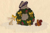 Woodland Wreath Scene