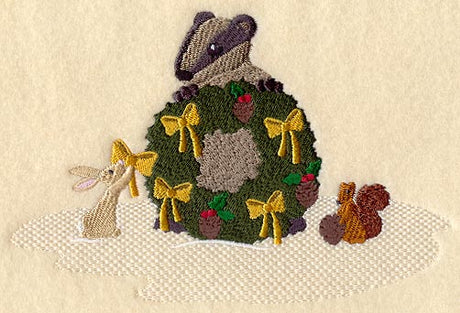 Woodland Wreath Scene