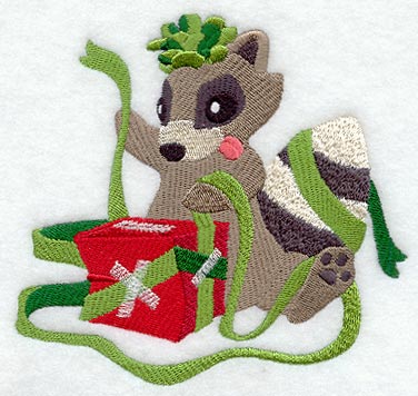 Ralph Raccoon Making Mischief