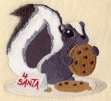 Susie Skunk Making Mischief