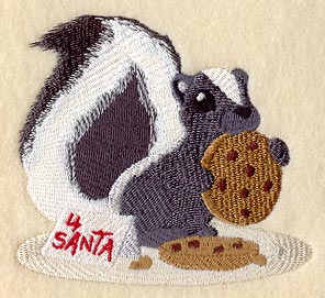 Susie Skunk Making Mischief