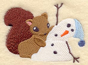 Sammy Squirrel Making Mischief