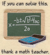 Thank A Math Teacher Sampler