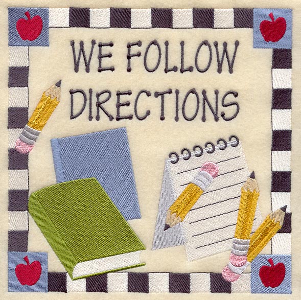 We Follow Directions