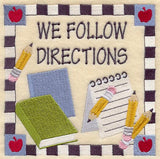 We Follow Directions