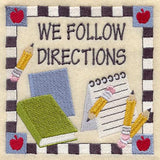 We Follow Directions