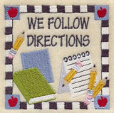 We Follow Directions
