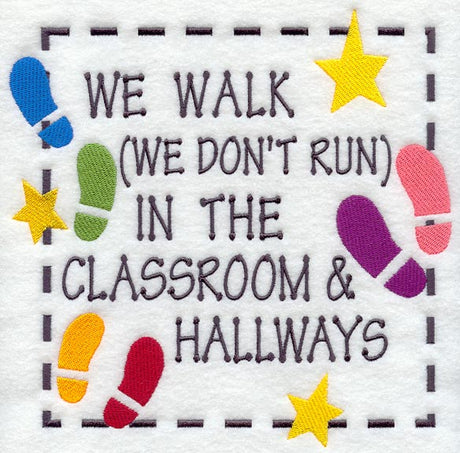We Walk In The Classroom And Hallways