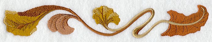 Art Nouveau Butterfly Border