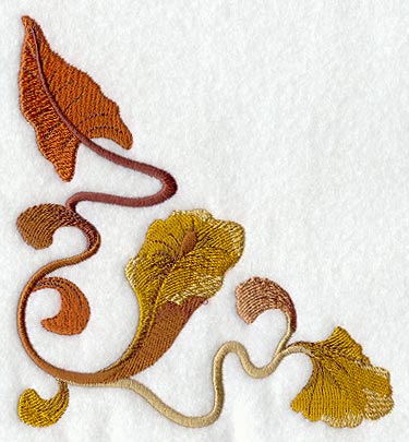 Art Nouveau Butterfly Corner