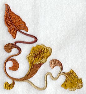 Art Nouveau Butterfly Corner