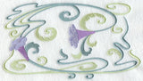 Art Nouveau Morning Glory Rectangle