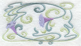 Art Nouveau Morning Glory Rectangle
