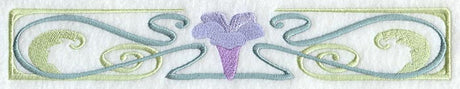 Art Nouveau Morning Glory Border