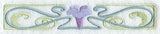 Art Nouveau Morning Glory Border