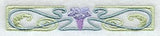 Art Nouveau Morning Glory Border