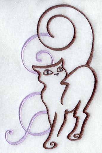 Art Nouveau Cat