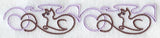 Art Nouveau Cat Border