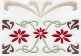 Art Nouveau Flowers and Swirls