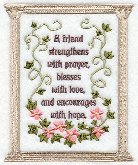 A Friend Strengthens