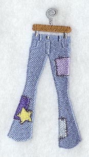 Patched Jeans