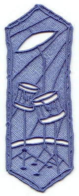 Percussion Bookmark (Lace)