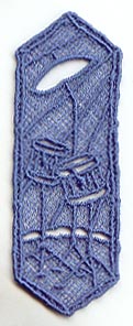 Percussion Bookmark (Lace)