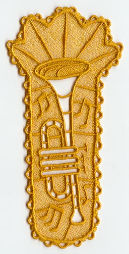 Trumpet Bookmark (Lace)