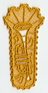 Trumpet Bookmark (Lace)