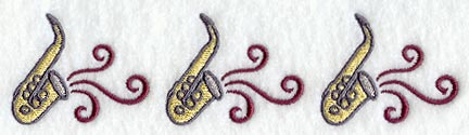 Saxophone Border