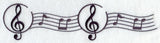 Treble Clef Border