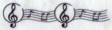 Treble Clef Border