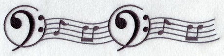 Bass Clef Border