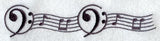 Bass Clef Border