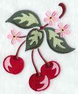 Sweet Cherries with Blossoms