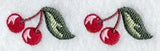 Sweet Cherries with Blossoms Border