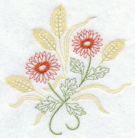 Autumn Chrysanthemums (Vintage)