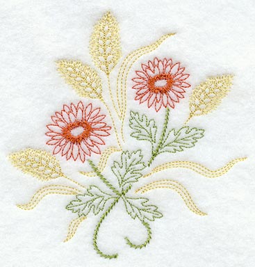 Autumn Chrysanthemums (Vintage)