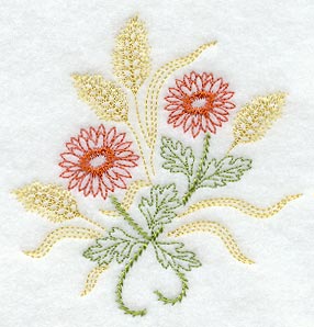 Autumn Chrysanthemums (Vintage)