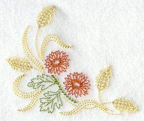 Autumn Chrysanthemum Corner (Vintage)