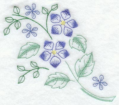 Flower Corner (Vintage) – Embroidery Library