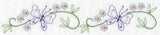 Butterfly and Flower Border (Vintage)
