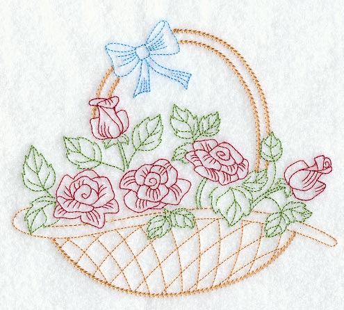 Rose Basket (Vintage)