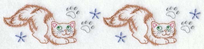Kitten Border (Vintage)