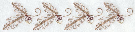 Autumn Leaves and Acorns Border (Vintage)