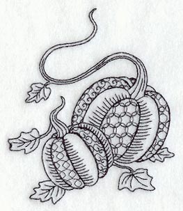 Pumpkins (Blackwork)