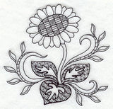 Sunflower (Blackwork)