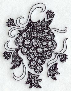 Grapes (Blackwork)