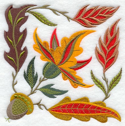 Jacobean Autumn Square