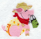 Pig in Halloween Pajamas